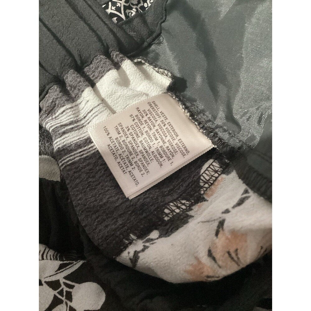 Elevenses Anthropologie Women's Wildflower Joggers in Black Size M Elastic Waist - Picture 8 of 8